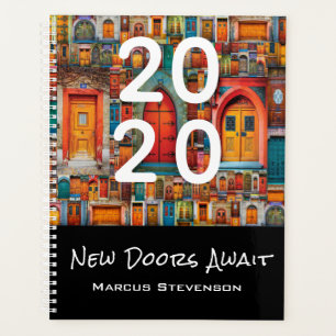 Agenda Abstrato Vintage Door Patternos New Doors Await