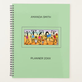 Agenda Abstrato, Watercolor, Ritmo de Dança de Quebra Inc