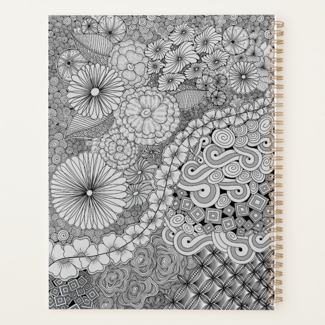 Agenda Abundância no Bloom Planner (Verso)