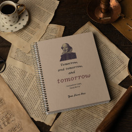 Agenda Academia Escura Personalizada Shakespeare Cute