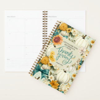 Agenda Ação de Graças de Queda - Inspiração