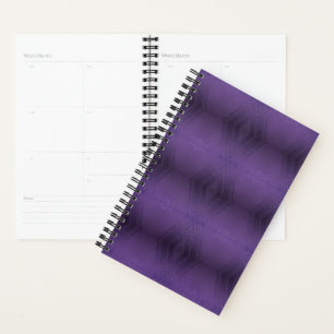 Agenda Aceitação Padrão de Boho Eclético Violet