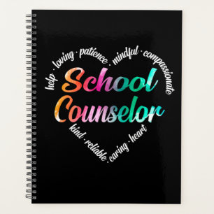 Agenda Aconselhador Escolar Coração Palavra Cloud Water