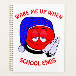 Agenda Acordar-me quando a escola terminar emoji engraçad