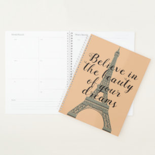 Agenda Acredite no Dreams Eiffel Tower Planner