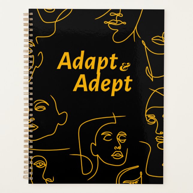Agenda Adaptador e Adept Planner Standard (8,5" x 11") (Frente)