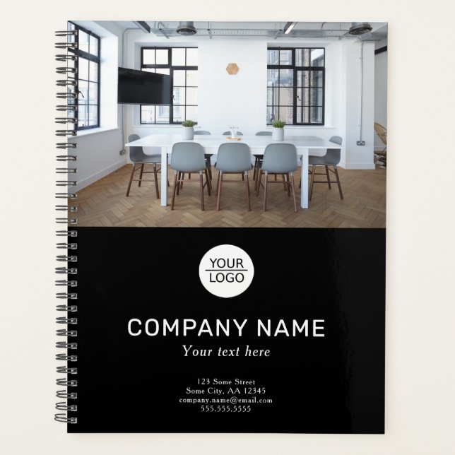 Agenda Add your Logo Custom Text Promotion Photo (Frente)