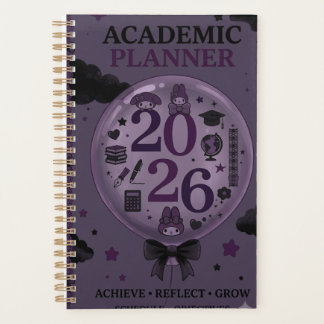 Agenda Adeus Desenho Animado Céu Roxo e Nuvens Escuras 20