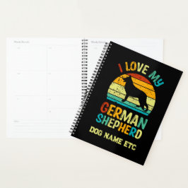 Agenda Adicionar Nome - Adoro Meu Cachorro German shepher