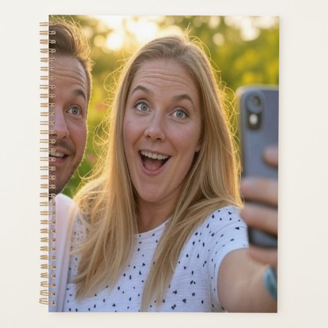 Agenda Adicionar Personalização de Selfie (Frente)