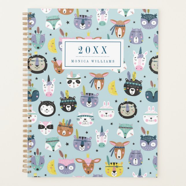 Agenda Adicione seu nome/ano | Rosto Tribal Cujo (Frente)