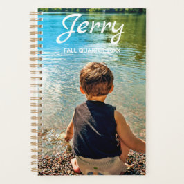 Agenda Adicione seu nome de foto ao notebook personalizad