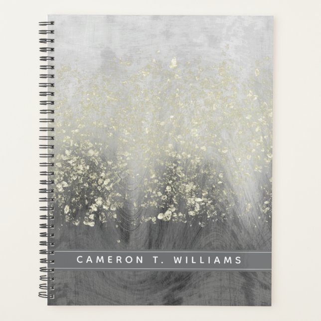 Agenda Adicione seu nome | Glitter (Frente)