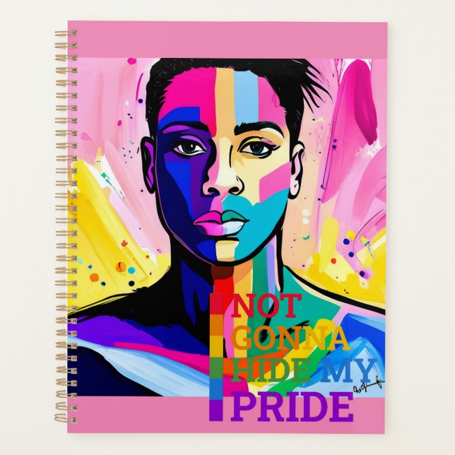 Agenda Adotando Meu Notebook Authenticity Spiral Photo (Frente)