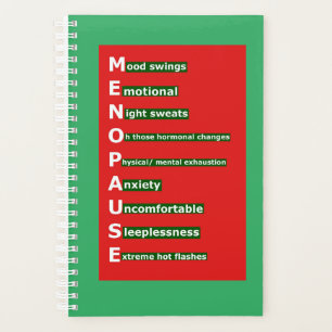 Agenda Agenda: Gift Planner para Mulheres Menopáusicas