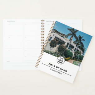 Agenda Agente de Imóveis de Fotografia de Logotipo Person