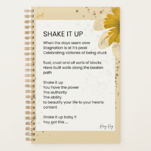 Agenda Agite-O - Aumentando A Poesia Do Poema Motivaciona