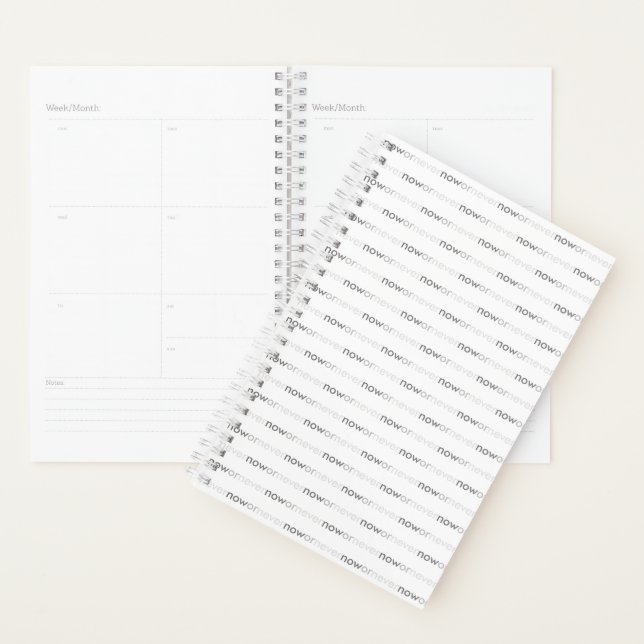 Agenda Agora ou Nunca Desaparecendo Citação para Procrast (Exibição)