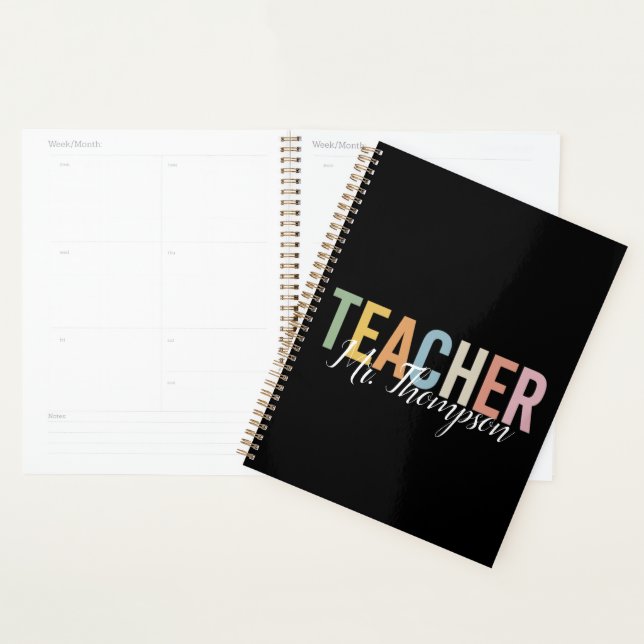 Agenda Agradecimento Personalizado ao Professor Volta às  (Exibição)