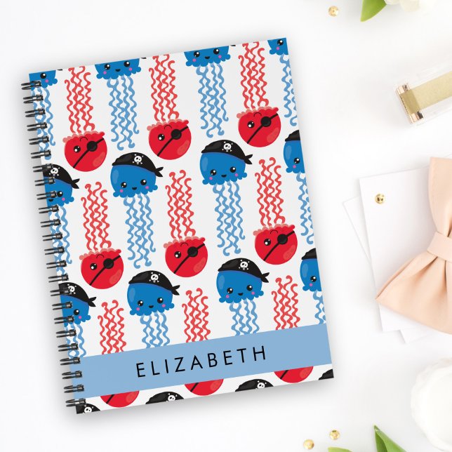 Agenda Água-viva pirata, padrão de água-viva, seu nome (Criador carregado)