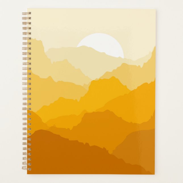 Agenda Alarme amarelo e laranja (Frente)