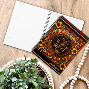 Agenda Alegre-se Seja Feliz Citando Divertida Inspirivênc