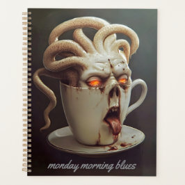 Agenda alerta de nível de cafeína da melancolia de segund