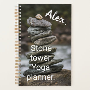 Agenda Alex. Torre de pedra. Personalizar yoga