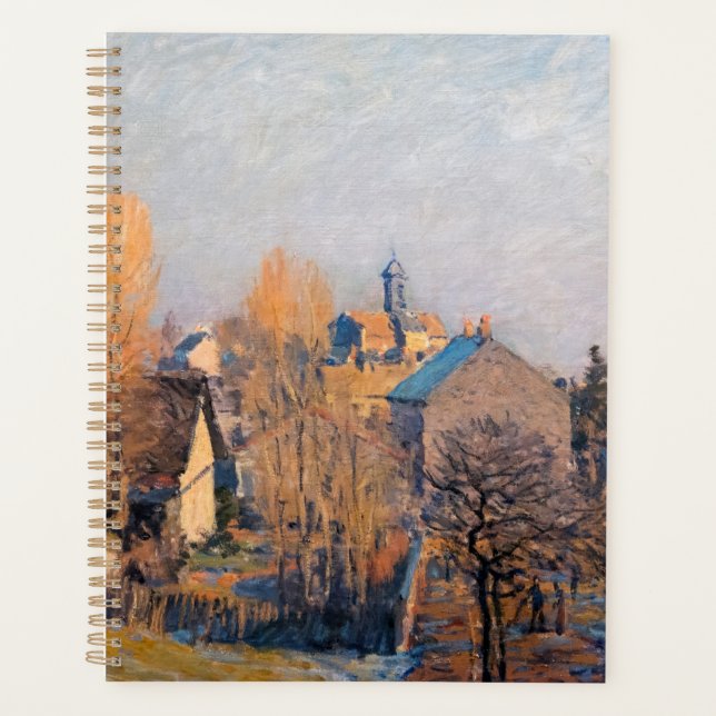 Agenda Alfred Sisley - Manhã Congelada em Louveciennes (Frente)
