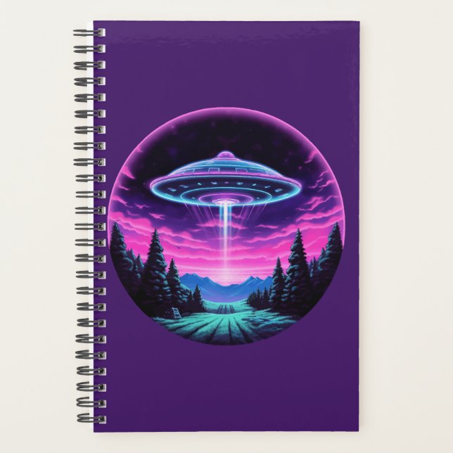 Agenda Alienígena Espacial Retrofuturista (Frente)