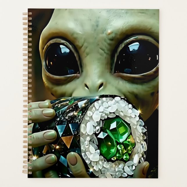 Agenda Alienígena Extraterrestre e Comida Cristalina (Frente)