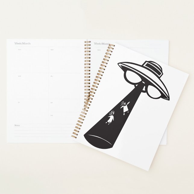 Agenda Alienígena Gráfica de Rapto de OVNI Retroativa Sci (Criador carregado)