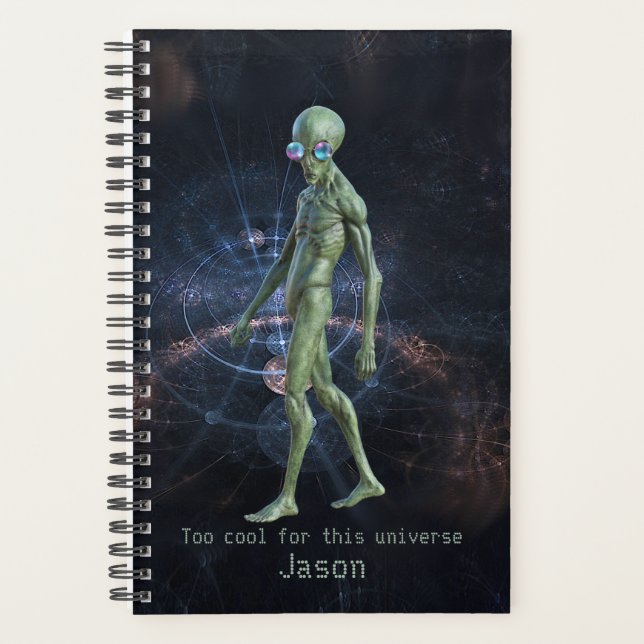 Agenda Alienígena Nos Óculos De Sol (Frente)