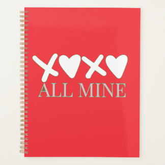 Agenda ALL MINE XOXO Valentine Shirt - Minimal Love Desig