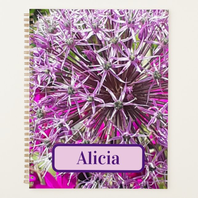 Agenda Allium & Summer Flowers Personalizados (Frente)