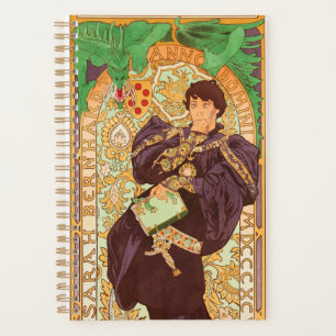 Agenda Alphonse Mucha Prince e Dragon