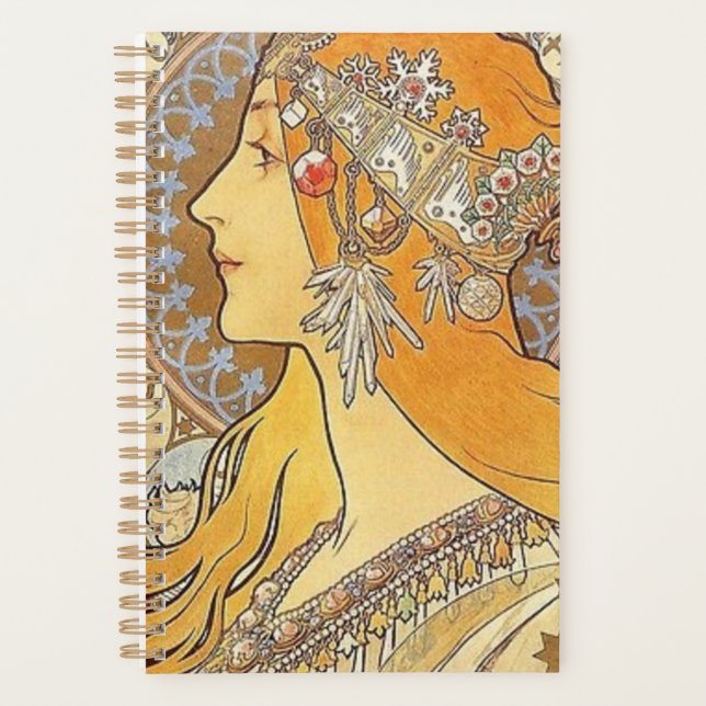 Agenda Alphonse Mucha Zodiac (Frente)
