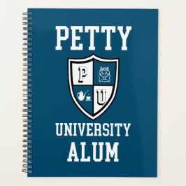 Agenda Alum Blue formando da Universidade de Petty Engraç