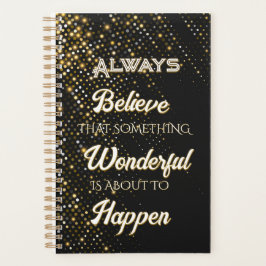 Agenda Always believe planner