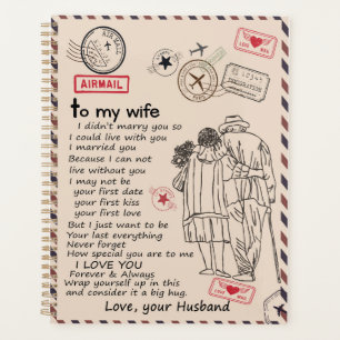 Agenda Amantes de Esposa À Minha Esposa Eu Te Amo Mari