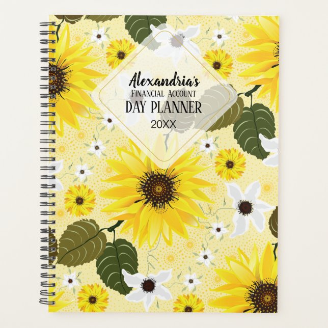 Agenda Amarelo Sunflower (Frente)