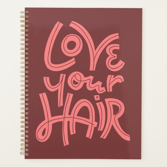 Agenda Ame Seu Cabelo (Frente)