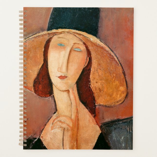 Agenda Amedeo Modigliani - Jeanne Hebuterne em Grande Cha (Frente)