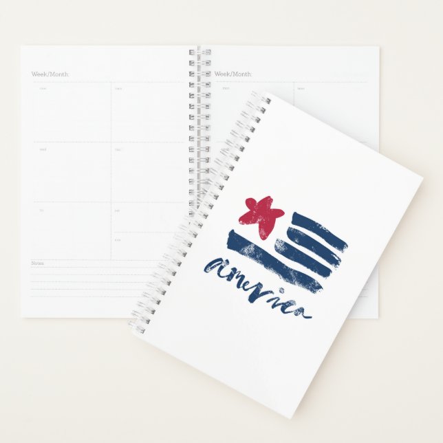 Agenda American Flag Paintstrokes (Exibição)