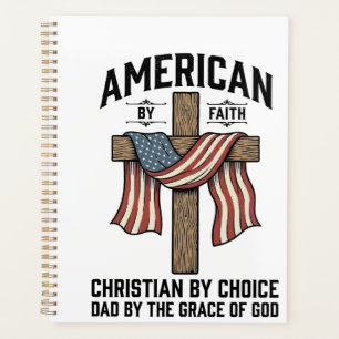 Agenda Americano pela Fé Pai Cristão Cruz Patriótica Cam