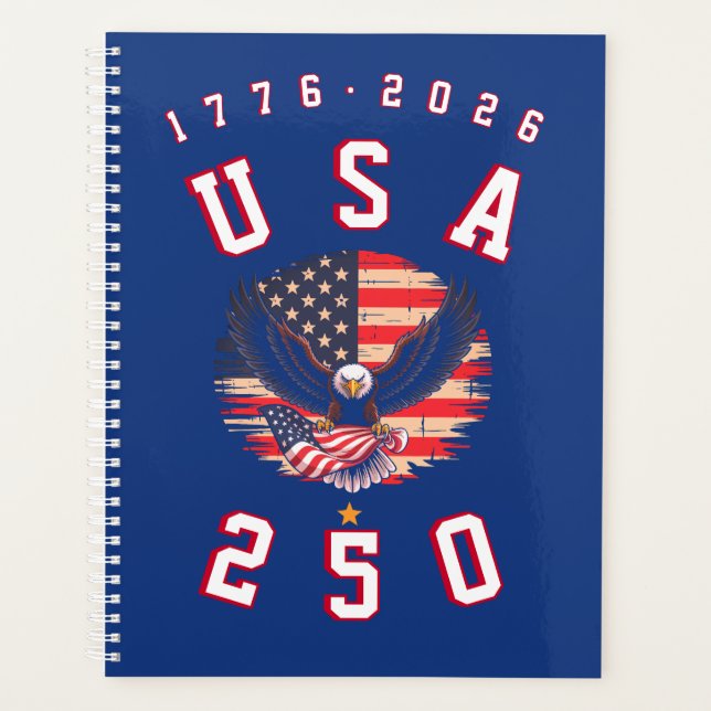 Agenda America's 250th Anniversary USA 250 1776 2026 (Frente)