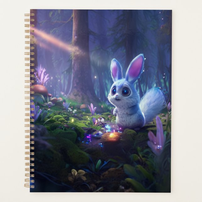 Agenda Amigo da Floresta Encantadora: Criatura Fluffy Ado (Frente)