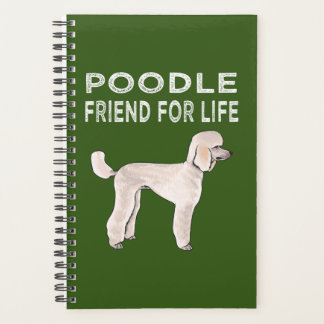 Agenda Amigo De Poodle Para Amizade De Cães De Vida