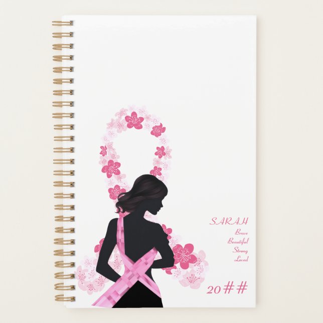 Agenda Amigos de Sakura cor-de-rosa apoiam Sobrevivência  (Frente)