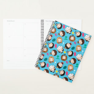 Agenda AMIGOS™ Padrão de Chibi de Caráter